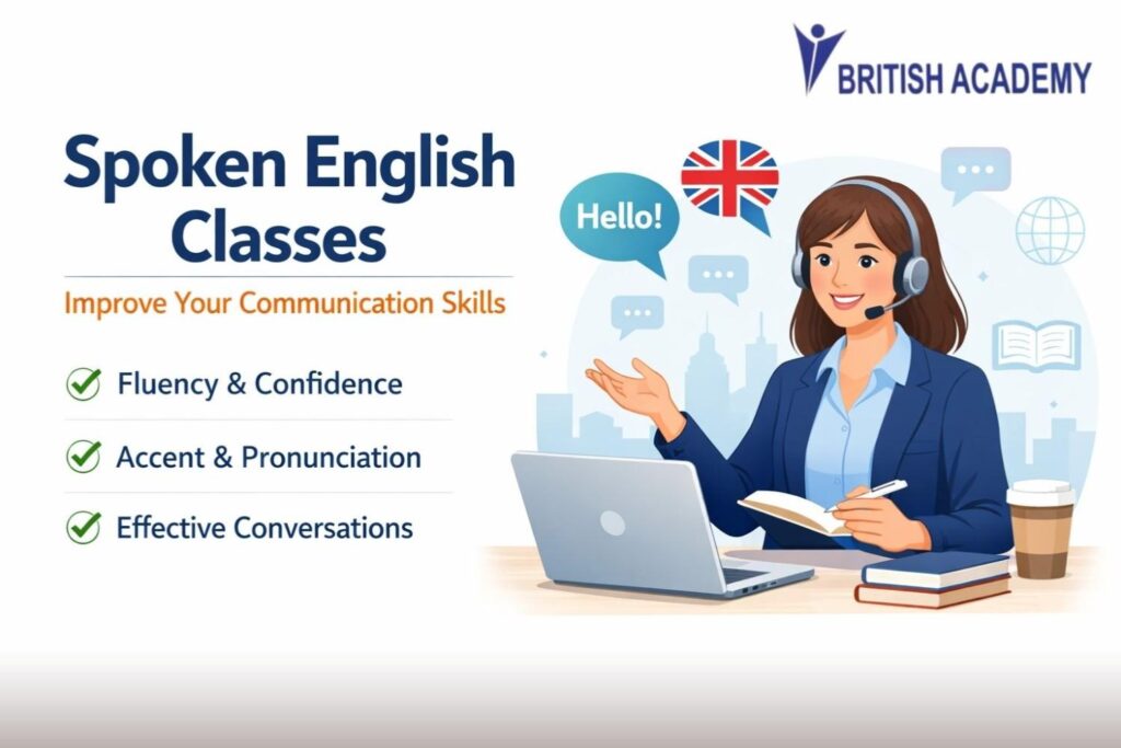 Professional spoken English classes in Dwarka helping students improve communication, fluency, and confidence.