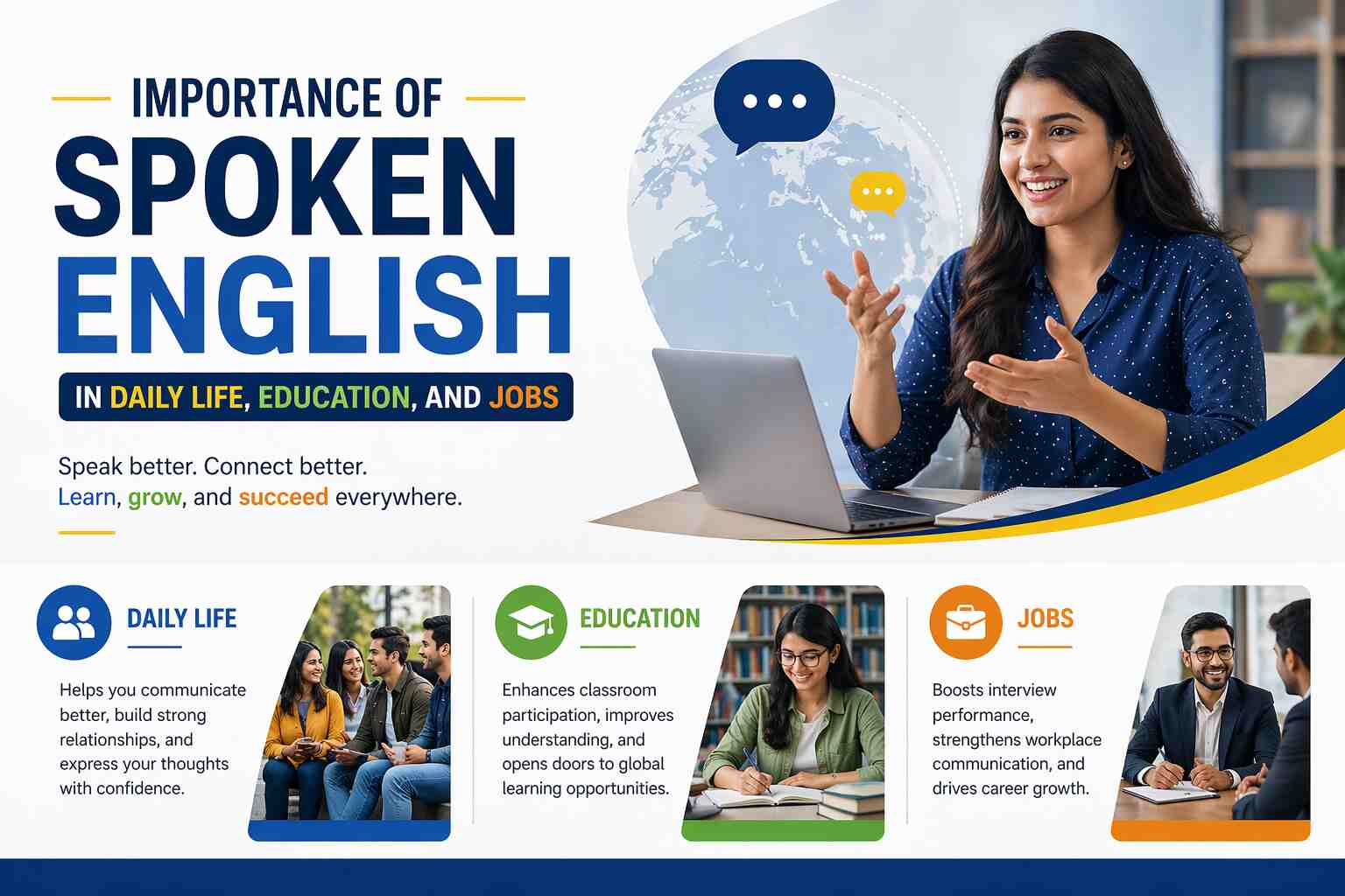 Importance of Spoken English in Daily Life, Education, and Jobs