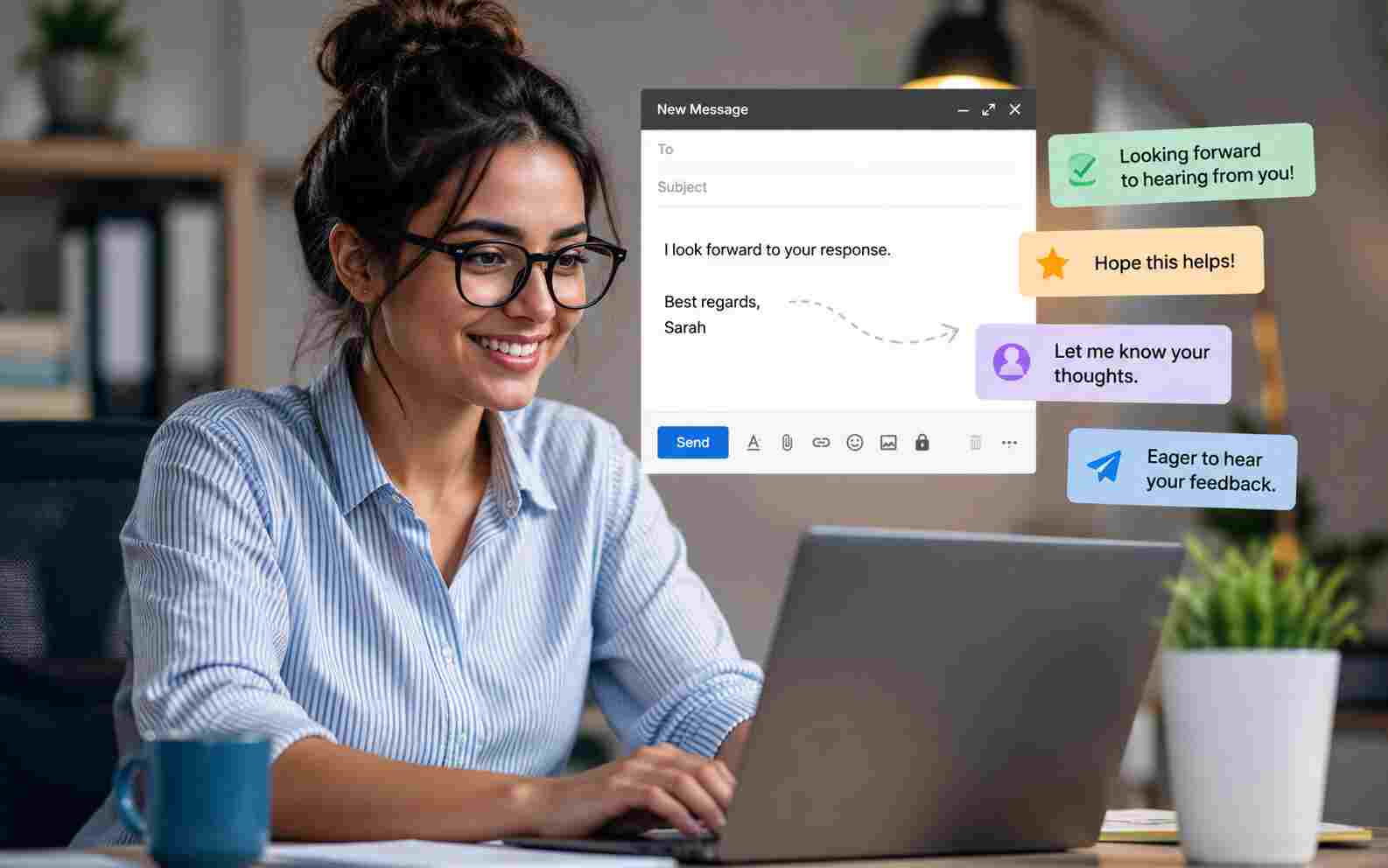 Professional email sign offs in English replacing thanks and regards for better communication skills